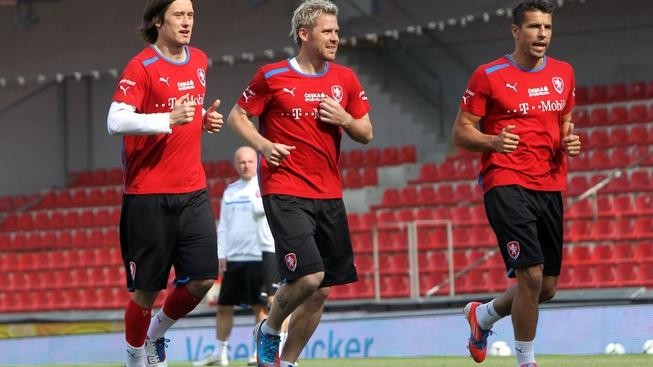 Baroš půjde na sonografické vyšetření svalu. Start proti Rusku je nejistý