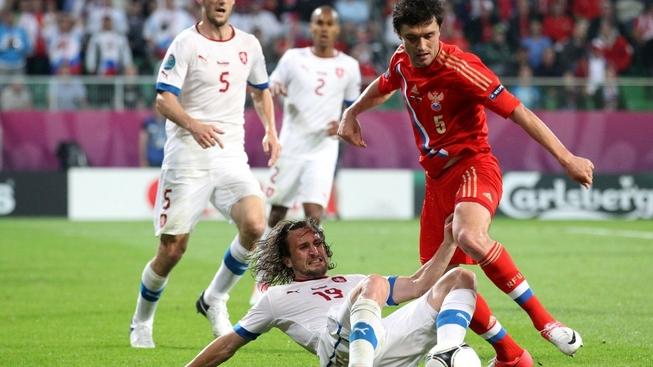 Čechům se proti Rusko téměř nic nedařilo, gól Pilaře byl světlou výjimkou