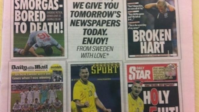 Švédové z legrace předpovídali 5:0 proti Anglii