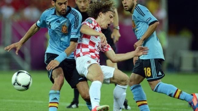  Španělsko díky gólu Navase z 88. minuty zdolalo Chorvatsko 1:0 