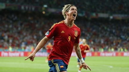 "Zlatý" Torres byl se třemi góly vyhlášen nejlepším střelcem Eura