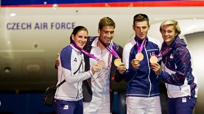 Olympionici včetně tří vítězů už jsou zpátky z Londýna