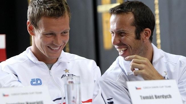 Tenisté Berdych, Štěpánek, Minář a Rosol budou v DC bojovat o finále