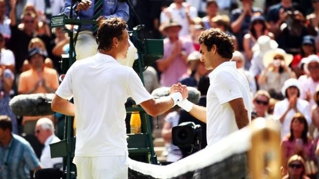 Není lepšího hráče, těší se Berdych na Federera