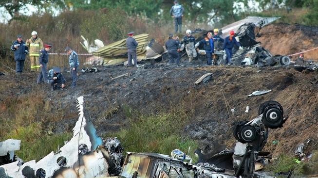 Jaroslavl vzpomíná na mrtvé hrdiny