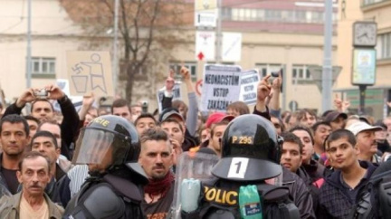 Šluknovský výběžek čekají další demonstrace, policie přivolává posily