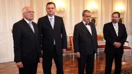 Současné třenice v koalici nejsou krizí, myslí si Klaus