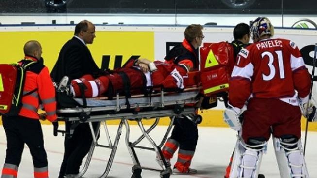 Lotyši se oficiálně omluvili zraněnému hokejistovi Martínkovi