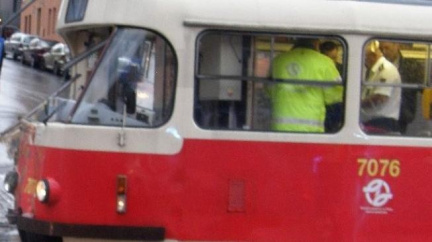 V centru Prahy se srazily tramvaje. Bez zranění