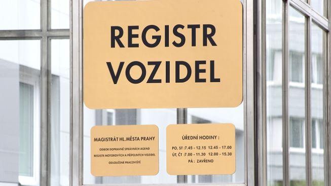 Registr vozidel opět nefunguje. Problém je s databází hledaných aut