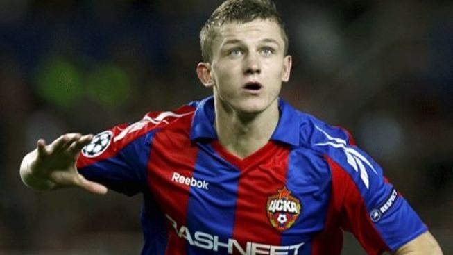 Necid pomohl dvěma góly k postupu CSKA Moskva v Evropské lize