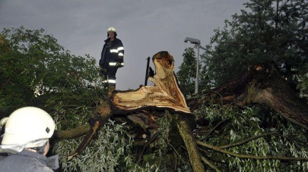 Stromy padaly jako na povel. Hasiči zachraňovali lidské životy