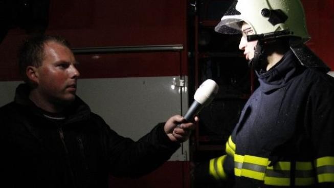 V centru Jihlavy vytékala z poškozené cisterny kyselina