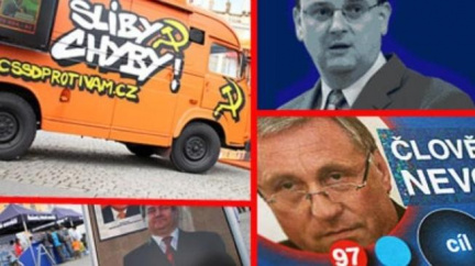 Negativní kampaně přibývají. Libují si v nich ale jen ČSSD a ODS