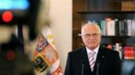 Klaus v projevu: Doufám, že vznikne silná vláda