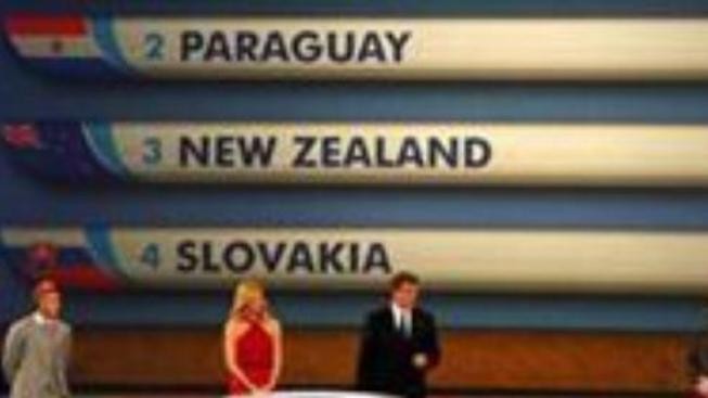Los MS přisoudil Slovákům do skupiny Italy, Paraguay a Nový Zéland
