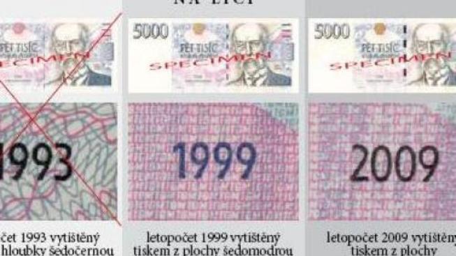 Jak poznat pravou pětitisícovku s novými ochrannými prvky?