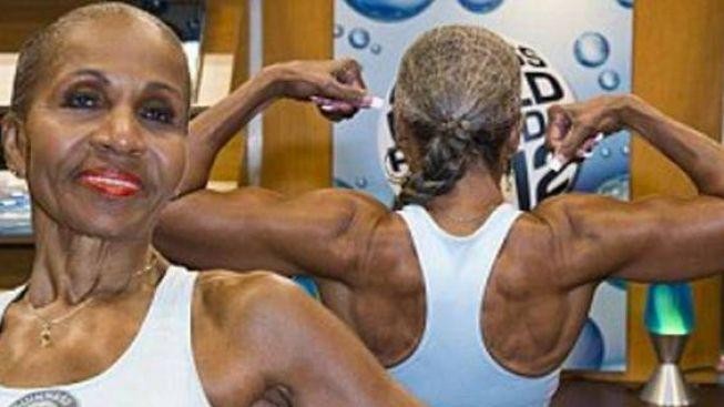 Nejstarší kulturistce světa je 75 let a stále soutěží