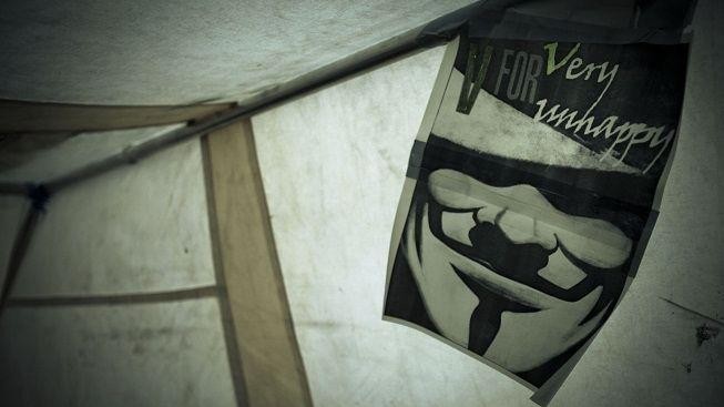 Aktivisté z hnutí Okupujte stanují na pražském Vyšehradě