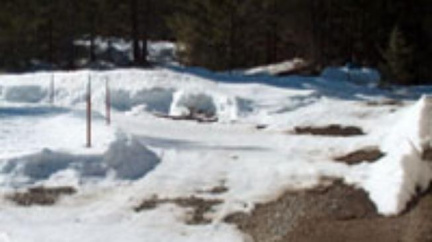 Eskymácká noc v Davosu