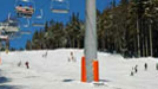 Lyžování na Monínci