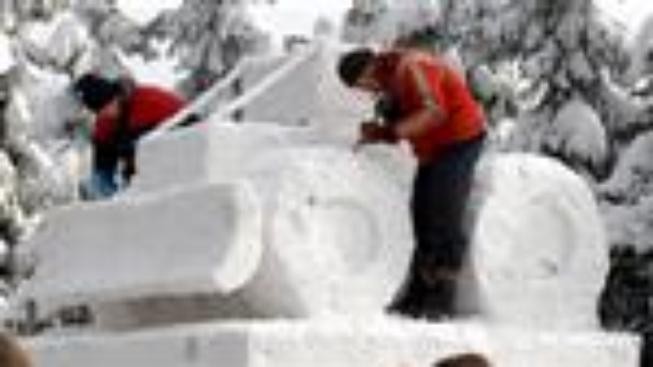 Beskydské výtvarné Sněhové království