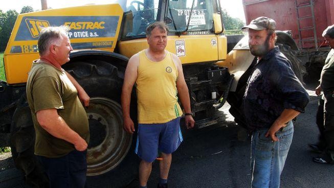 Blokáda zemědělců. ZDROJ: Mediafax