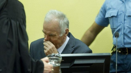 Proces s Mladićem přerušili. Pokračování je odloženo na neurčito