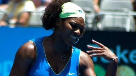 Serena Williams se vrhla na rap