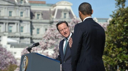 Obama si dobíral Camerona kvůli podpálení Bílého domu