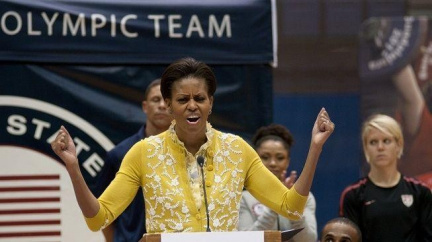 Delegaci USA povede na olympiádě Obamová