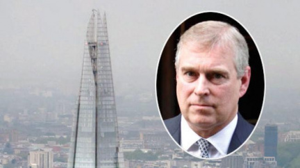 Princ Andrew slanil nejvyšší evropský mrakodrap