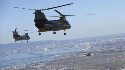 Stíhačky musely ochránit Obamův vrtulník