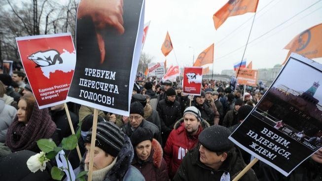 Demonstrovat proti režimu se v Moskvě stalo módou