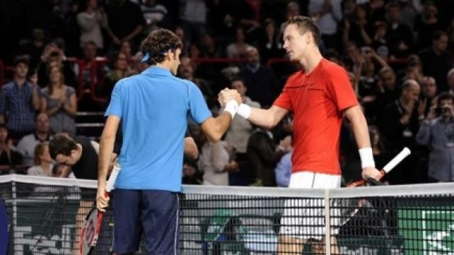 Berdych prohrál v pařížském semifinále s Federerem