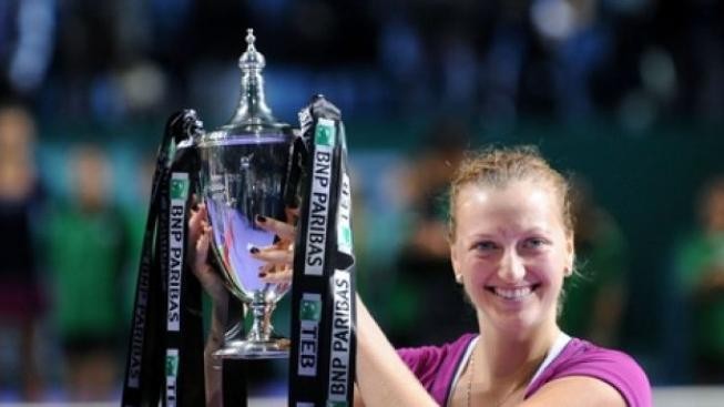 Debutantka Kvitová míří k vrcholu, vyhrála tenisový Turnaj mistryň