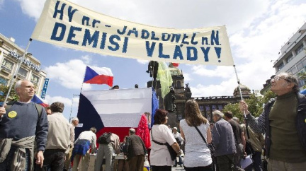 V Praze začal Festival za demisi vlády. Občané vyjadřují svou nespokojenost