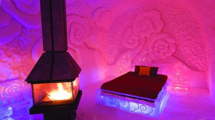 Ledový hotel v Quebecu je po roce opět otevřen