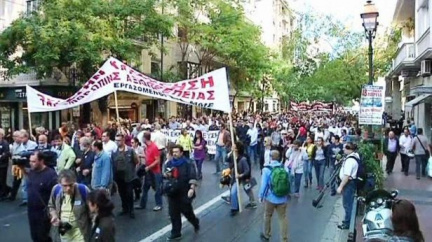 V Řecku začala další generální stávka, tentokrát dvoudenní