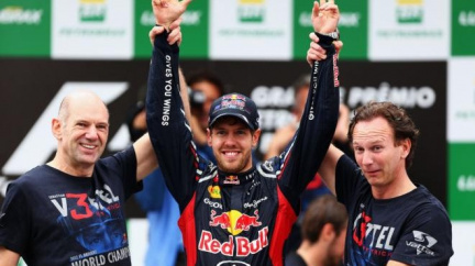 Vettel je trojnásobným mistrem světa F1