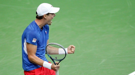 Berdych porazil Wawrinku a Češi jsou ve čtvrtfinále Davis Cupu!