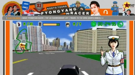 KLDR má první počítačovou hru, projížďku liduprázdným Pchjongjangem