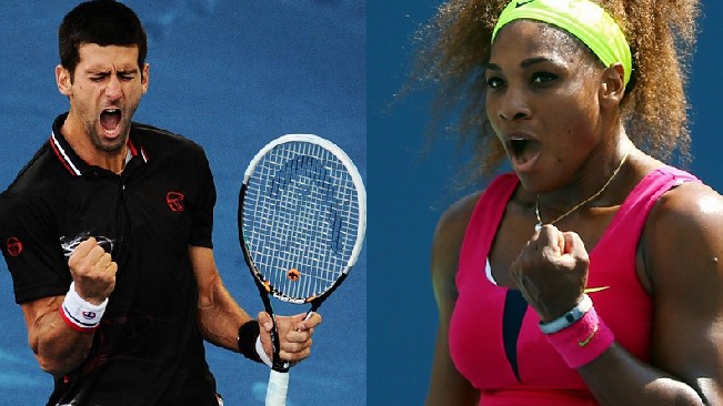 Novak Djokovič a Serena Williams - favoriti Australian Open