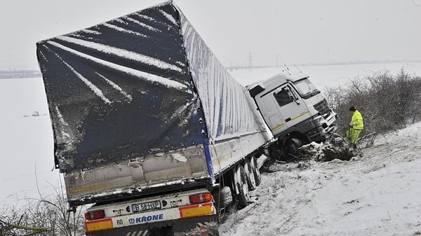 Silnice k hraničnímu přechodu Harrachov je pro kamiony uzavřená
