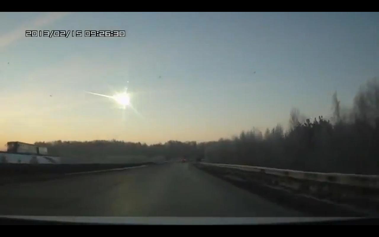 Dopad meteoru v Rusku vyvolal otřes 2,7 stupně Richterovy škály