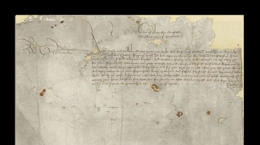Vzácný podpis britského krále Richarda III. míří do dražby