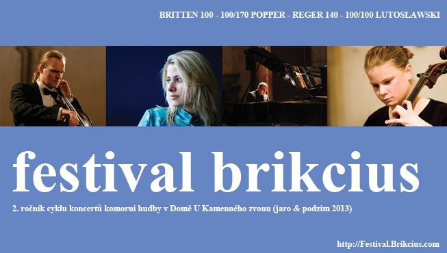 Violoncellista zahájí 2. ročník Festivalu Brikcius