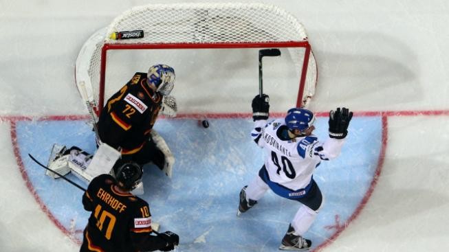 Domácí Finové zdolali Německo 4:3 až v prodloužení