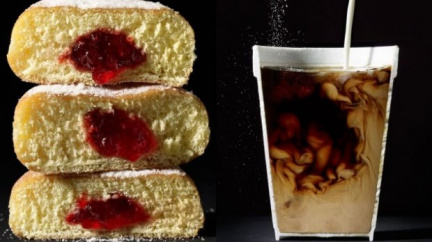 8 jídel rozřezaných na polovinu. Parádní práce!