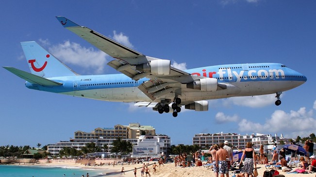 Místo, kde vás při koupání odfoukne jumbo!